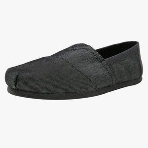 TOMS Black Heavy Denim/Synthetic Trim